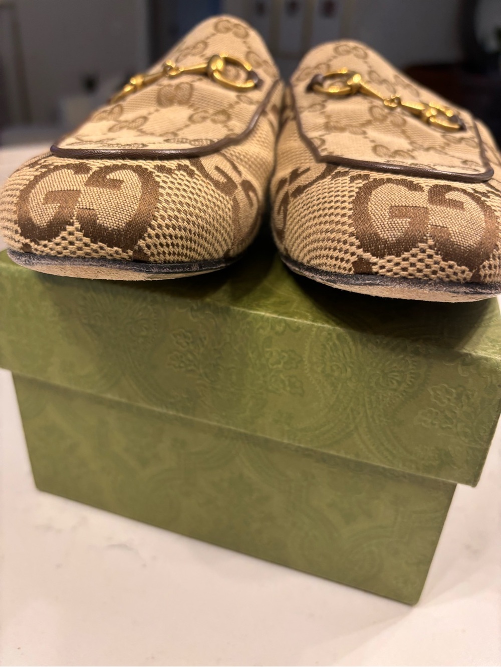 Gucci Jumbo GG Princetown Mules 7 1/2 - Picture 2 of 6